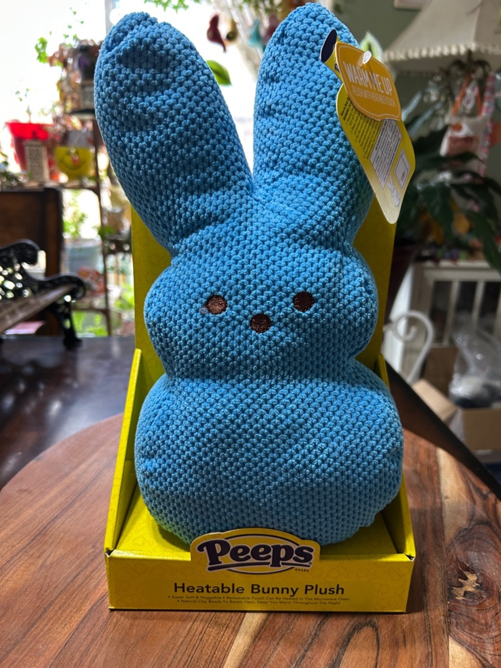 Peeps Heatable Bunny Plush Warm Me Up Plush with Heatable Pouch NWT